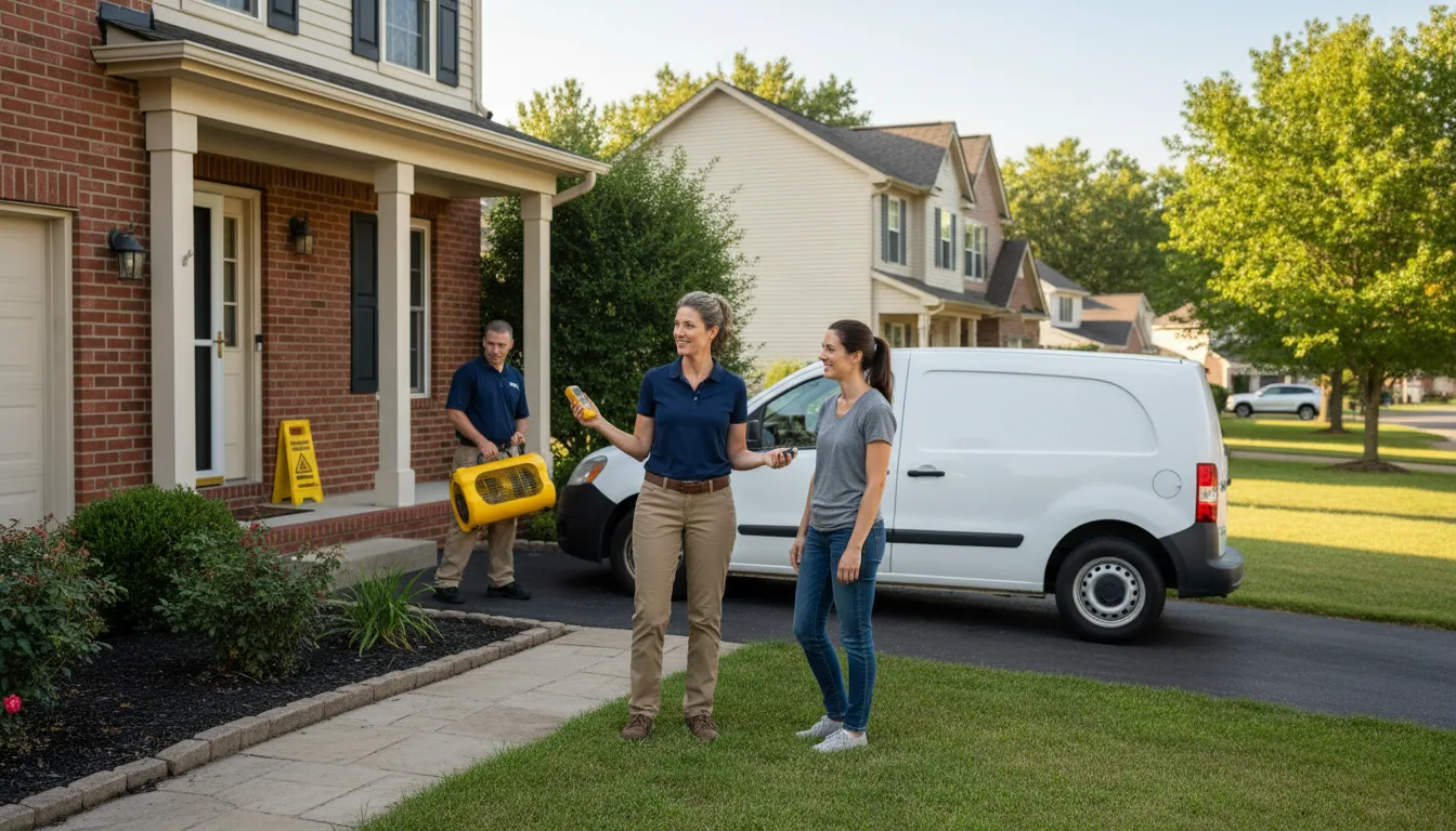 Residential water damage restoration in Gonzales, TX